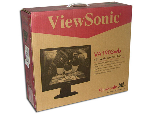 Monitor LCD ViewSonic Widescreen 19