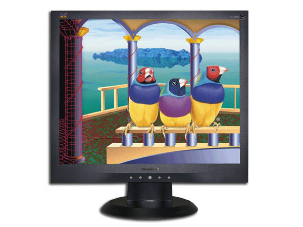Monitor LCD ViewSonic VA903B de 19 Pulg. Color Negro