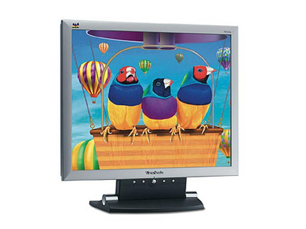 Monitor LCD ViewSonic VE510S de 15Pulg, Color Negro/Plata