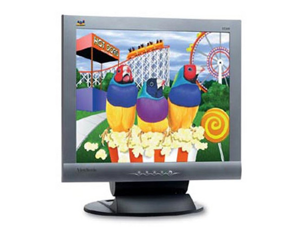 Monitor LCD ViewSonic VE800 de 18Pulg, Color Negro-Plata