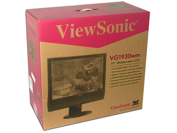 Monitor LCD ViewSonic Widescreen 19