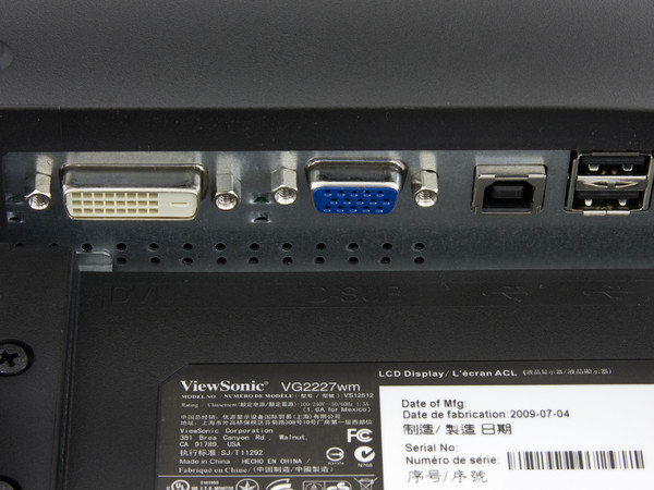 Monitor LCD Viewsonic Widescreen 22