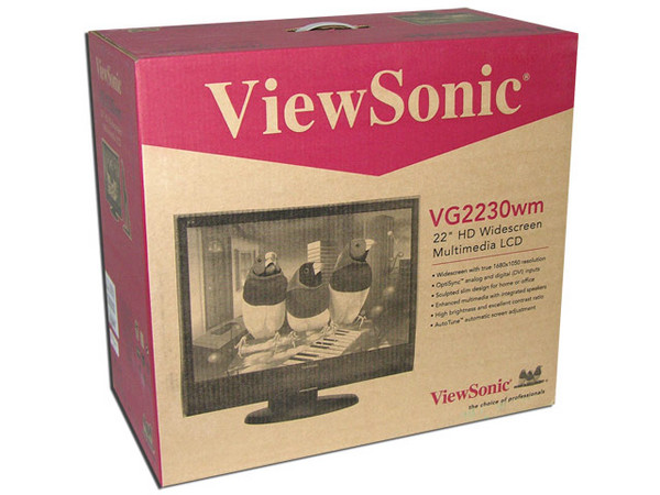 Monitor LCD ViewSonic Widescreen 22