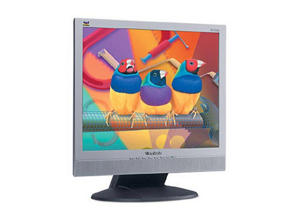 Monitor LCD ViewSonic VG510S de 15Pulg. Color Plata, Serie Grafica