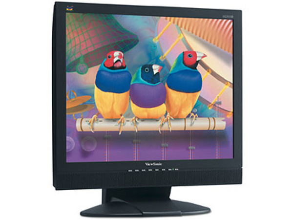 Monitor LCD ViewSonic de 19 Pulg. Modelo VG901B, Color Negro