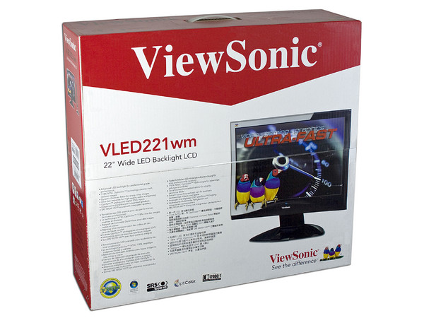 Monitor LCD-LED ViewSonic Widescreen 22