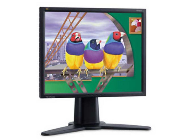 Monitor LCD ViewSonic VP181B de 18 Pulg. Ultra Delgado, Color Negro