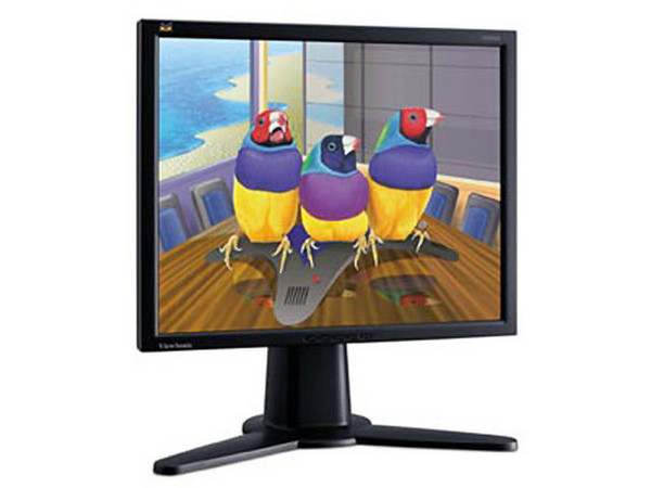 Monitor LCD ViewSonic VP191B de 19 Pulg, Ultra Delgado, Color Negro.