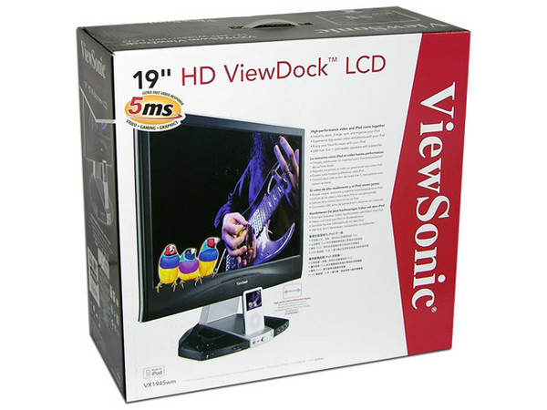 Monitor LCD ViewSonic Widescreen de 19