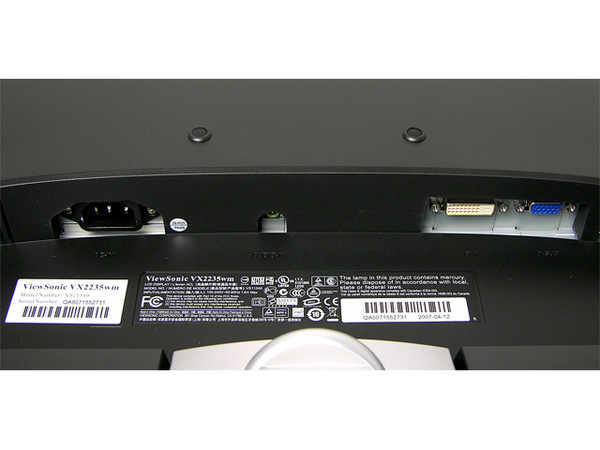 Monitor LCD ViewSonic Widescreen 22