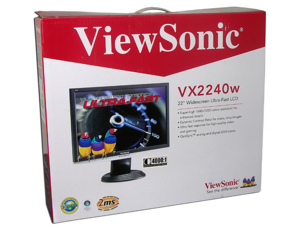 Monitor LCD ViewSonic Widescreen 22