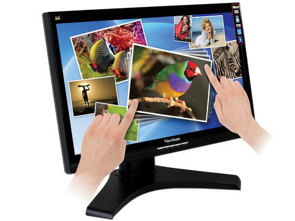 Monitor LCD Viewsonic Widescreen Touchscreen 22