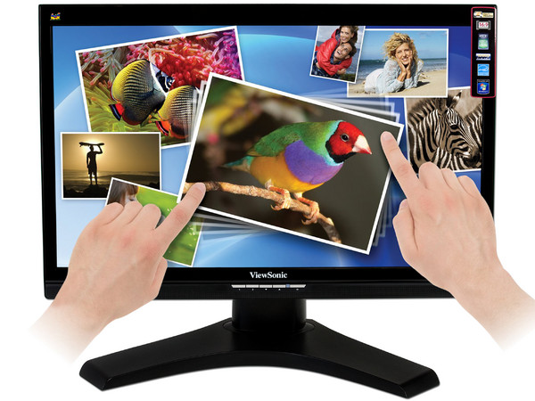 Monitor LCD Viewsonic Widescreen Touchscreen 22