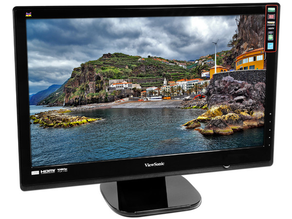 Monitor LED ViewSonic de 23.6