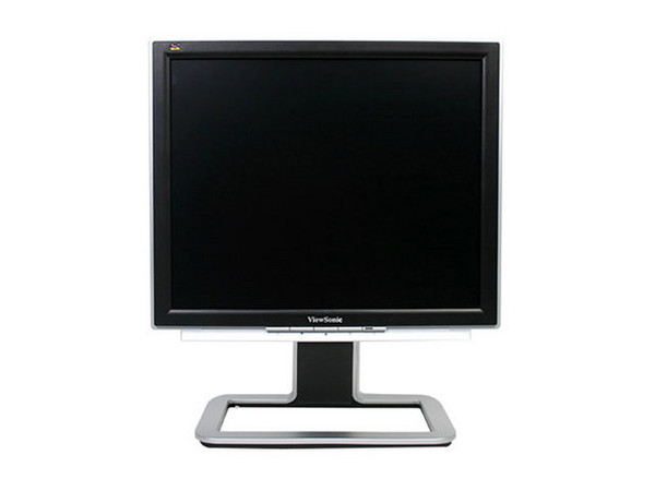 Monitor LCD ViewSonic VX715 de 17 Pulg. Ultra Delgado, Color Negro/Plata