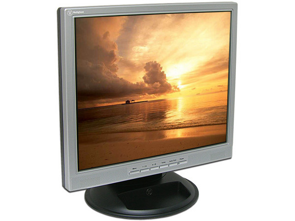 Monitor LCD Westinghouse de 19Pulg, Color Negro/Plateado