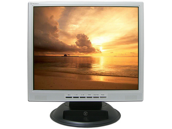 Monitor LCD Westinghouse de 19Pulg, Color Negro/Plateado