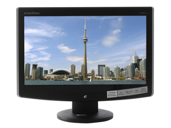 Monitor LCD eMachines Widescreen de 15