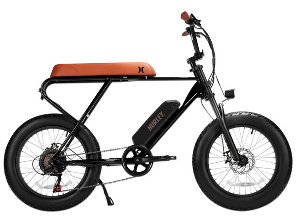 Bicicleta Eléctrica Hurley Bike Mini Swell, hasta 32 Km/h, Color Negro.