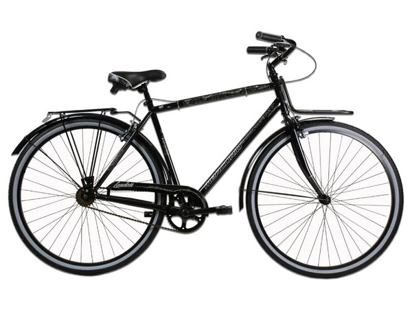 Bicicleta Urbana Mercurio Confort London R700, 1 Velocidad, Frenos de Jaiba, Color Negro.