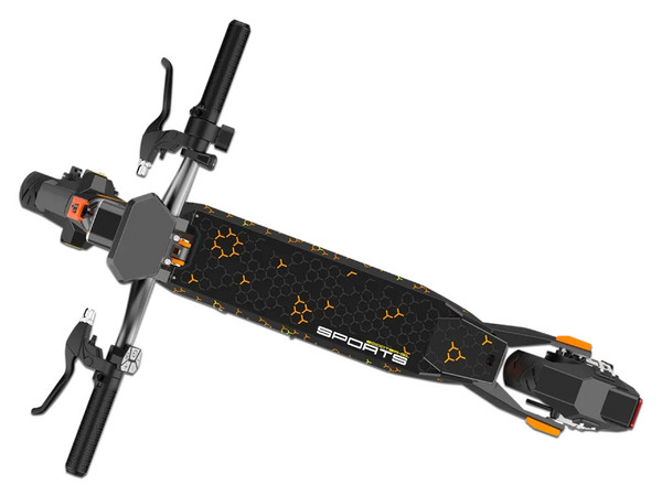 Scooter Eléctrico Stylos M3, 350W, hasta 25km/h, Soporta hasta 120kg, Color Naranja.