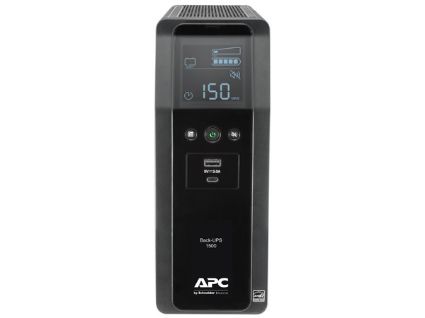 Batería de respaldo APC BR1500M2LM de 1,500VA/900W con 10 contactos NEMA 5-15R, 120V.