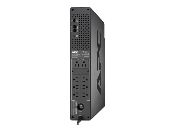 Batería de Respaldo APC Back-UPS Pro BR1500RM2U de 1500VA(900W) con 8 Contactos NEMA 5-15R, 120V, 2U.