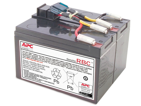 Batería de Reemplazo para UPS APC #48 RBC48, Color Negro.