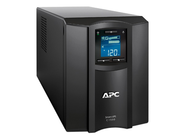 Smart-UPS APC SMC1500C de 1440VA/900W con 8 contactos tipo NEMA 5-15R.