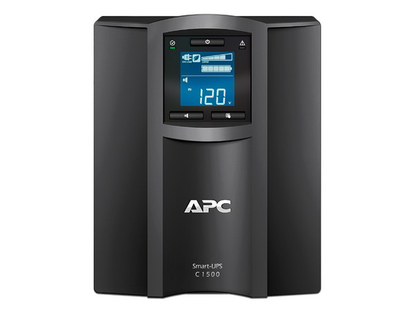 Smart-UPS APC SMC1500C de 1440VA/900W con 8 contactos tipo NEMA 5-15R.