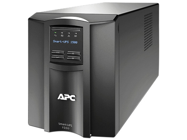 Batería de respaldo Smart-UPS APC SMT1500C de 1440VA/1000W con 8 contactos NEMA 5-15R, 120V.