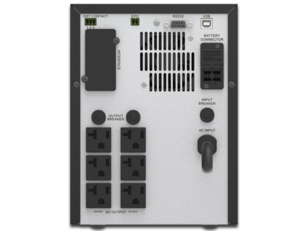 Batería de Respaldo, UPS APC Easy SMV2000CA de 2000VA, (1400 W), con 6 contactos NEMA 5-20R, USB.