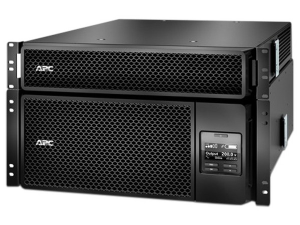 Batería de Respaldo APC Smart-UPS de 6,000VA con 12 contactos NEMA 5-20R, con transformador reductor de 208 V a 120 V.