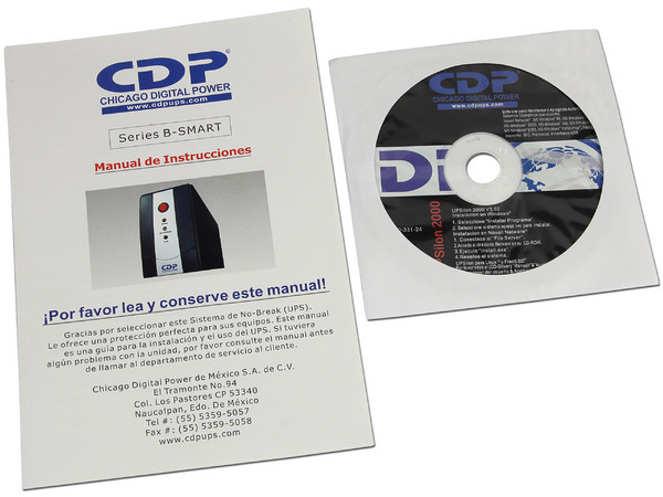  No-Break (UPS) CDP, 700VA(420Watts) con 6 Conexiones, USB, RJ45.