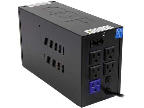 NO-BREAK (UPS) CDP B-UPR505 500VA(300WATTS) con 5 Conexiones, RJ45.