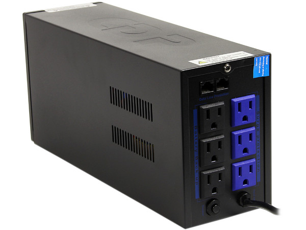 NO-BREAK (UPS) CDP, 700VA(400WATTS) con 6 Conexiones, RJ45.