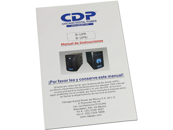 NO-BREAK (UPS) CDP, 700VA(400WATTS) con 6 Conexiones, RJ45.