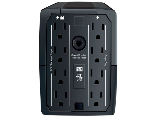 UPS CDP R-UPR508 de 500VA / 250W con 4 Salidas de Batería/Regulación y 4 Salidas de Supresión.