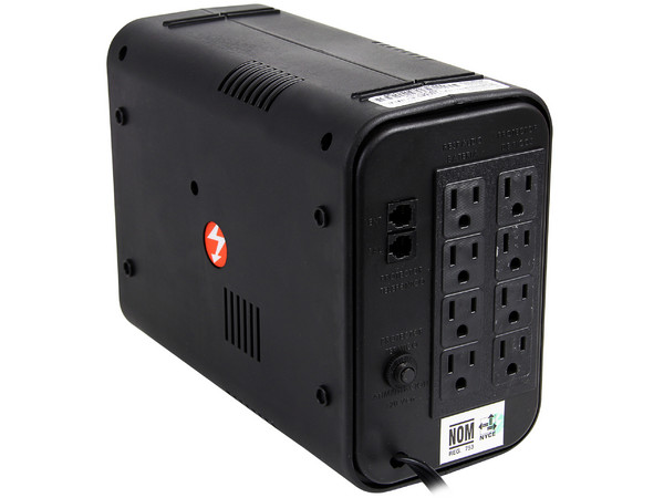 NO-BREAK COMPLET 500VA(250WATTS) 8 Contactos NEMA 5-15R.