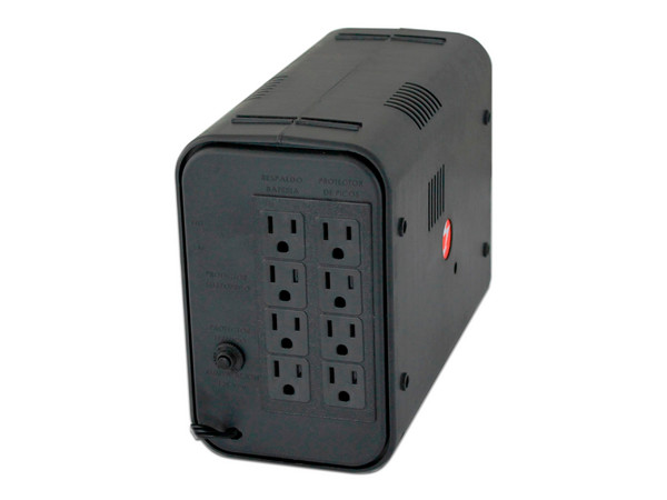 No-Break Complet MT605, 600VA/300W, 8 contactos.