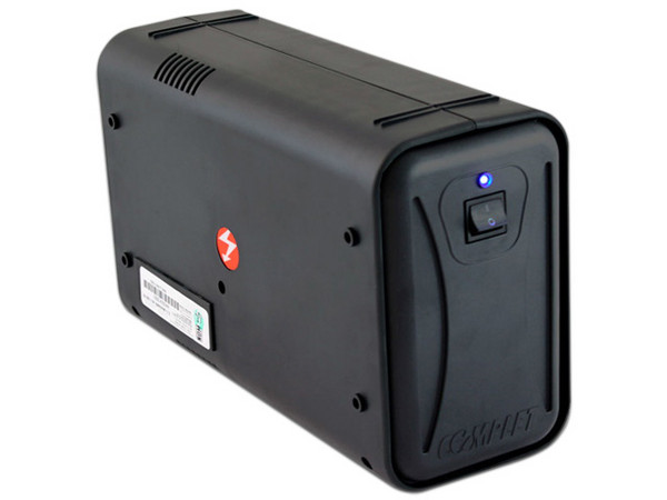 No-Break Complet MT1000, 1000VA (500W) con regulador y supresor de picos, 10 contactos Nema 5-15R. Color Negro