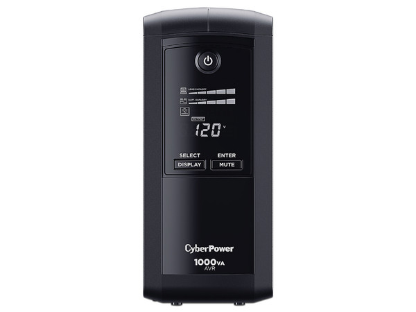 UPS CyberPower CP1000AVRLCDa, 1000VA/600W, 9 Contactos NEMA 5-15R, 120V, (3 años de garantía).