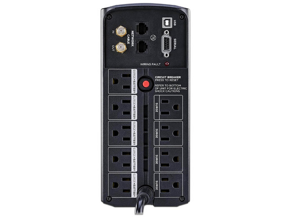 UPS CyberPower CP1000AVRLCDa, 1000VA/600W, 9 Contactos NEMA 5-15R, 120V, (3 años de garantía).