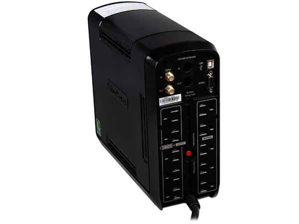 Batería de Respaldo CyberPower de 1000VA (600 Watts) con 10 contactos NEMA 5-15R. (3 años de garantía)