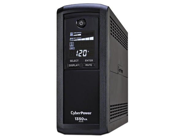 UPS CyberPower de 1350VA/810W, Pantalla LCD.