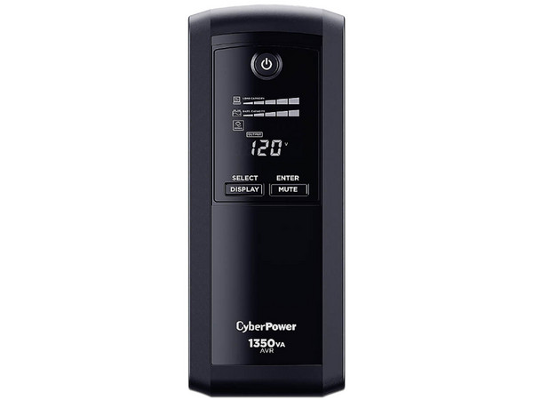 UPS CyberPower CP1350AVRLCDa, 8 Contactos, 1350VA/815W. (3 años de garantía).