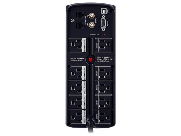 UPS CyberPower CP1350AVRLCDa, 8 Contactos, 1350VA/815W. (3 años de garantía).