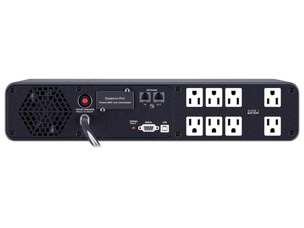 UPS CyberPower CP1500PFCRM2U de 1500VA/1000W, 8 Contactos NEMA 5-15R, Color Negro. Garantía de 3 Años