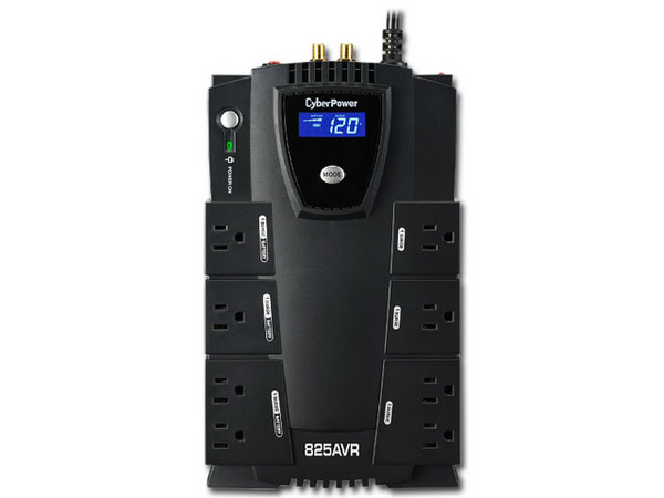 UPS CyberPower CP825AVRLCD, 8 Contactos, 825VA/450W.