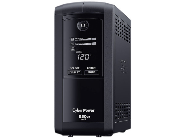 UPS CyberPower CP850AVRLCD  de 850VA (510W) con 9 contactos Nema 5-15R.